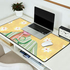 Woman wellness relax time Desk Mat Gallery Image 2
