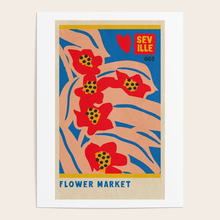 FLOWER MARKET SEVILLE Poster Gallery Image 4