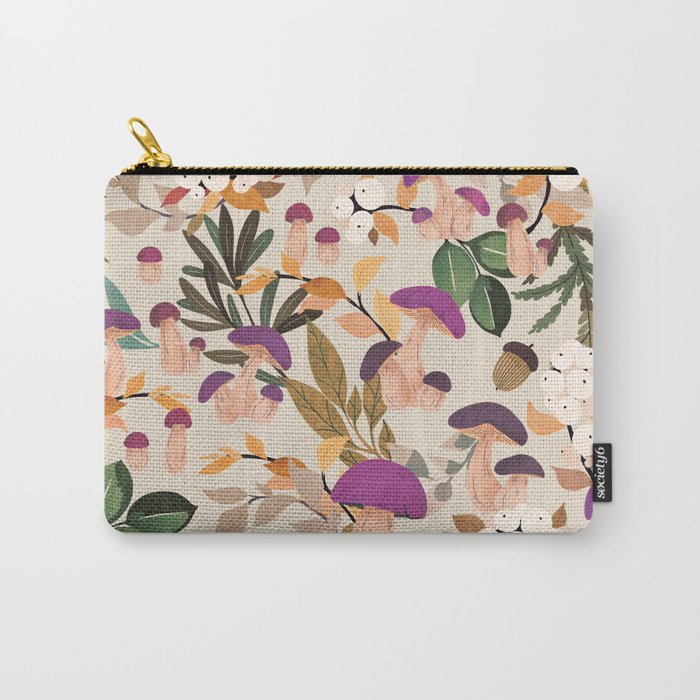 Magic mushroom forest H Carry All Pouch Gallery Image 1