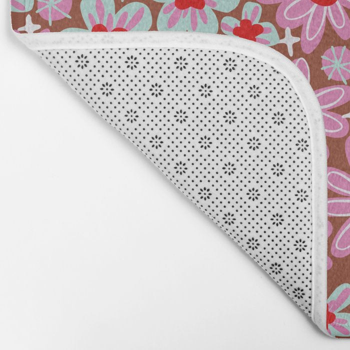 Happy flowers II Bath Mat Gallery Image 2