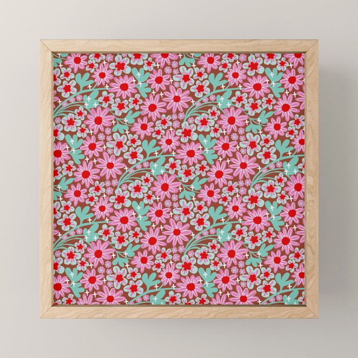 Happy flowers II Mini Art Print Gallery Image 1