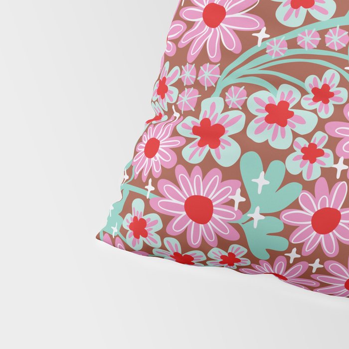 Happy flowers II Pillow Sham Gallery Image 4