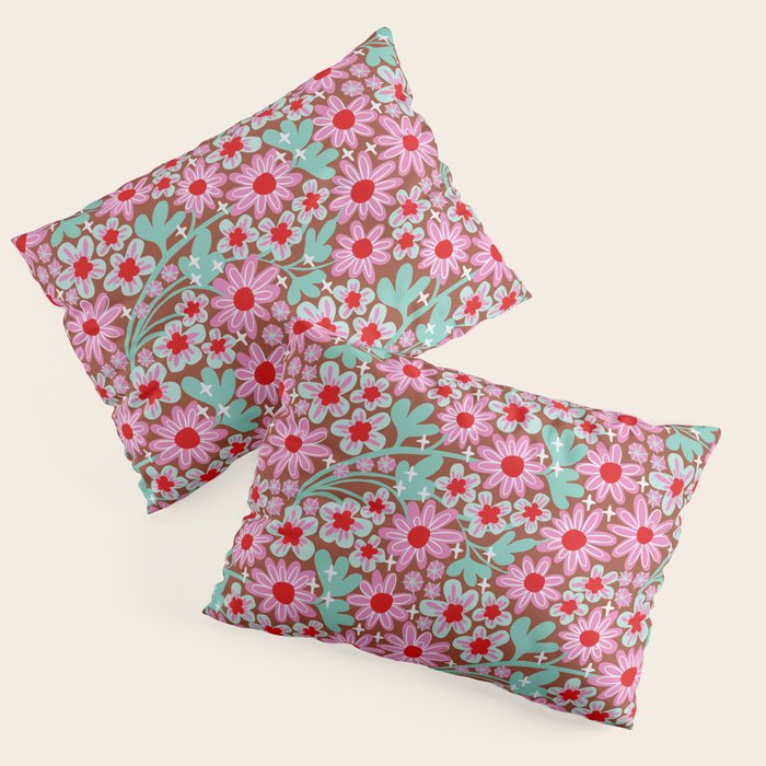 Happy flowers II Pillow Sham Gallery Image 3