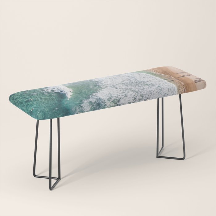 Surfing in the Ocean Bench Gallery Image 1