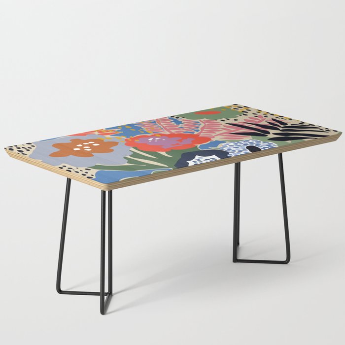 Maximalist floral shapes Coffee Table Gallery Image 1
