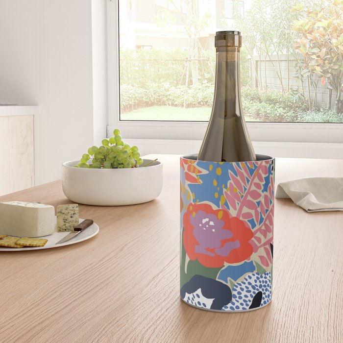 Maximalist floral shapes Wine Chiller Gallery Image 4
