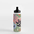 Maximalist floral shapes Water Bottle Gallery Image 2