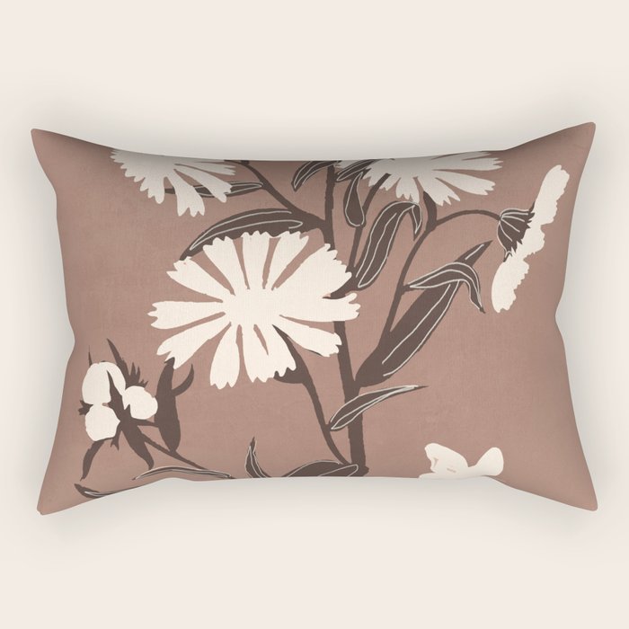 Abstract Flowers 16 Rectangular Pillow Gallery Image 2