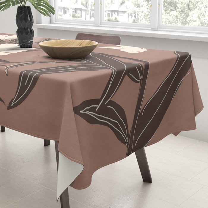 Abstract Flowers 16 Tablecloth Gallery Image 3