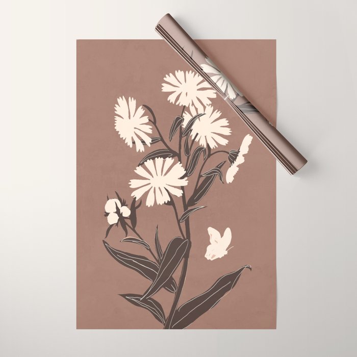 Abstract Flowers 16 Wrapping Paper Gallery Image 1