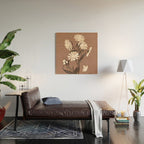 Abstract Flowers 16 Wood Wall Art Gallery Image 2
