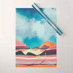 Pink Desert Glow Wrapping Paper Gallery Image 1