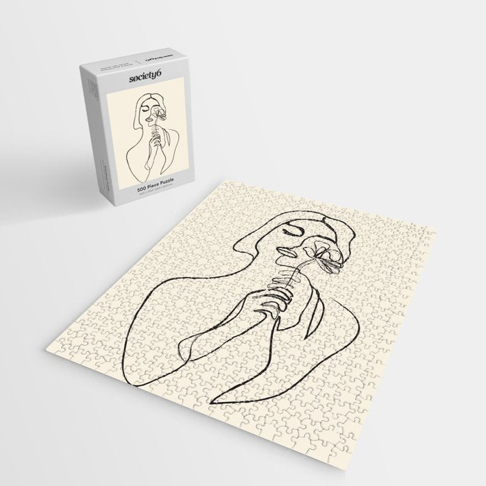 Minimalist Abstract Woman I Jigsaw Puzzle Gallery Image 2
