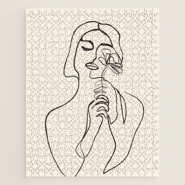 Minimalist Abstract Woman I Jigsaw Puzzle Gallery Image 1