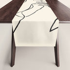Minimalist Abstract Woman I Table Runner Gallery Image 1