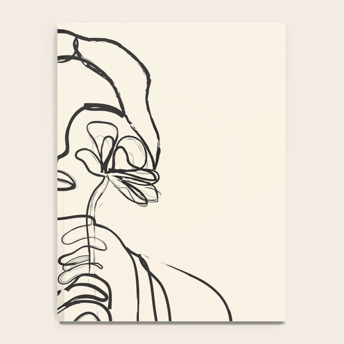 Minimalist Abstract Woman I Notebook Gallery Image 4