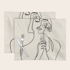 Minimalist Abstract Woman I Placemat Gallery Image 1