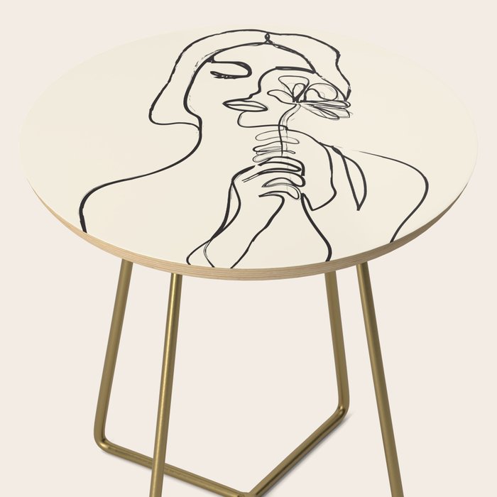Minimalist Abstract Woman I Side Table Gallery Image 2