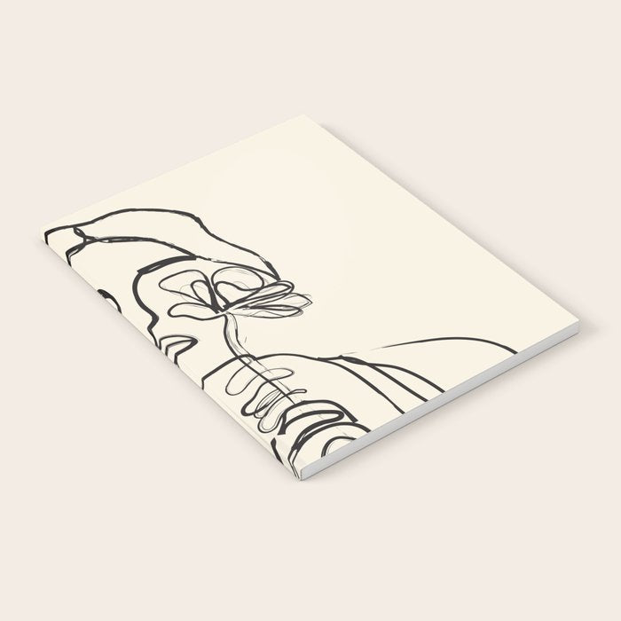 Minimalist Abstract Woman I Notebook Gallery Image 2
