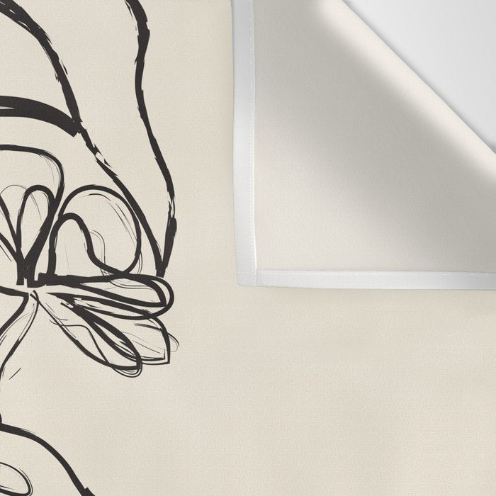 Minimalist Abstract Woman I Wall Tapestry Gallery Image 3