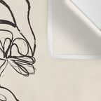 Minimalist Abstract Woman I Wall Tapestry Gallery Image 3