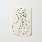 Minimalist Abstract Woman I Bath Mat Gallery Image 1