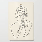 Minimalist Abstract Woman I Cutting Board Gallery Image 1