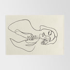 Minimalist Abstract Woman I Rug Gallery Image 2