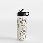Minimalist Abstract Woman I Water Bottle Gallery Image 1