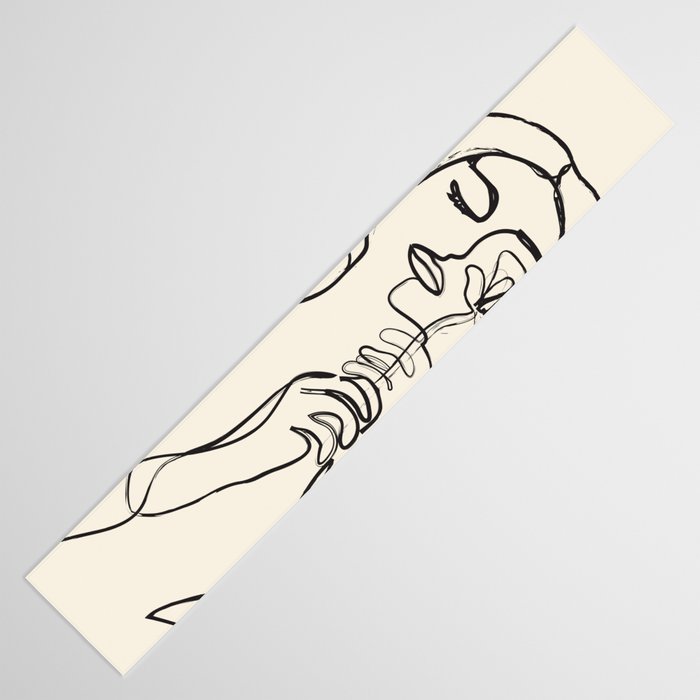 Minimalist Abstract Woman I Table Runner Gallery Image 3