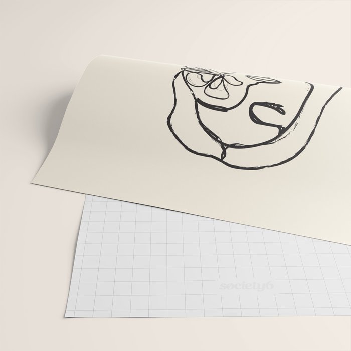 Minimalist Abstract Woman I Wrapping Paper Gallery Image 2