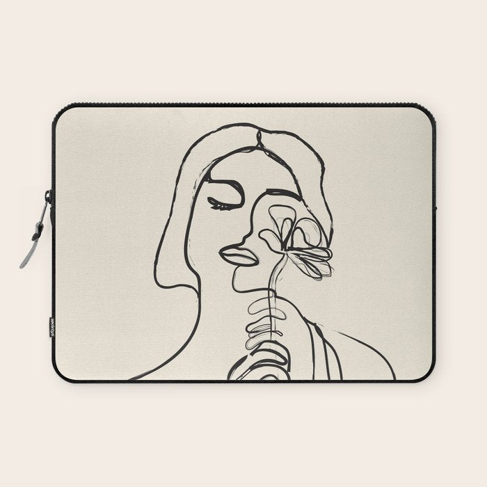 Minimalist Abstract Woman I Laptop Sleeve Gallery Image 1