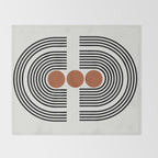 mid-century arch  Throw Blanket Gallery Image 2