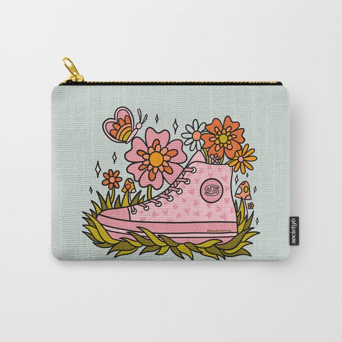 Cancer Zodiac Sneaker Carry All Pouch Gallery Image 1