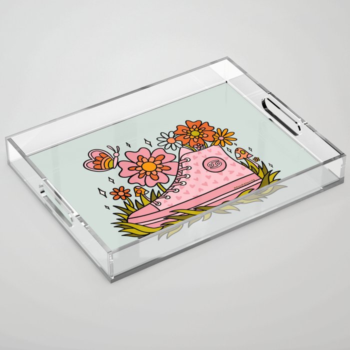 Cancer Zodiac Sneaker Acrylic Tray Gallery Image 1