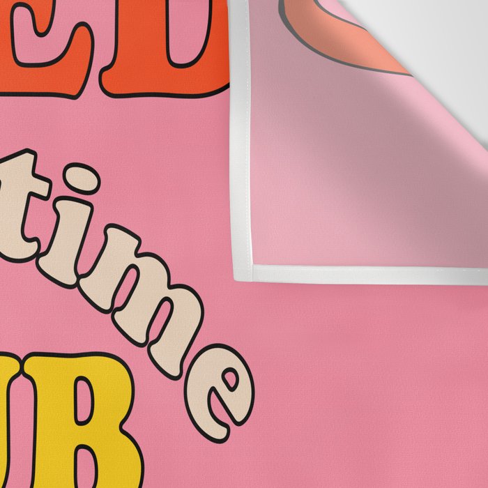 Tired Club - Pink Wall Tapestry Gallery Image 3