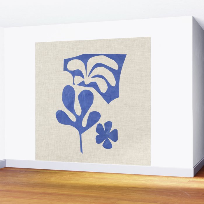 Periwinkle Bloom  Wall Mural Gallery Image 2