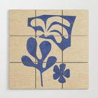 Periwinkle Bloom  Wood Wall Art Gallery Image 1