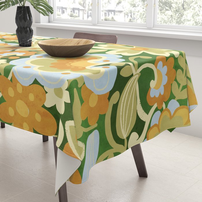 1970s in Green Tablecloth Gallery Image 3