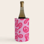Hot Pink Dripping Smiley Wine Chiller Gallery Image 1