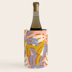Color Block Monstera Pink + Lavender Wine Chiller Gallery Image 1