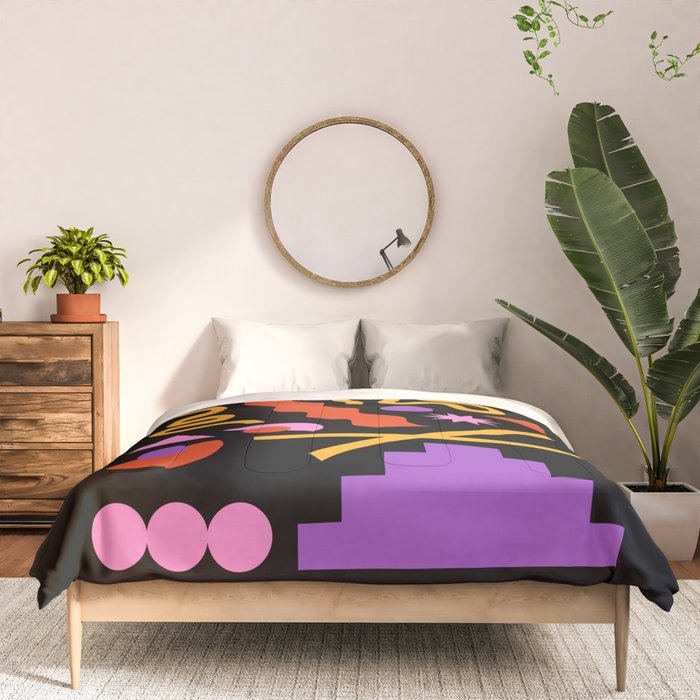 Purple ramen Comforter Gallery Image 3
