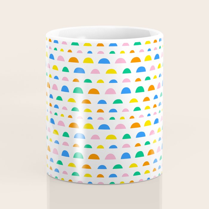 Colorful fun abstract pattern art Coffee Mug Gallery Image 4