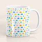 Colorful fun abstract pattern art Coffee Mug Gallery Image 1