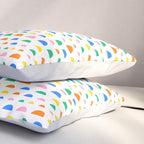 Colorful fun abstract pattern art Pillow Sham Gallery Image 3
