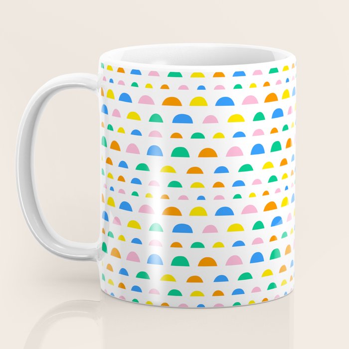 Colorful fun abstract pattern art Coffee Mug Gallery Image 3