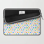 Colorful fun abstract pattern art Laptop Sleeve Gallery Image 2