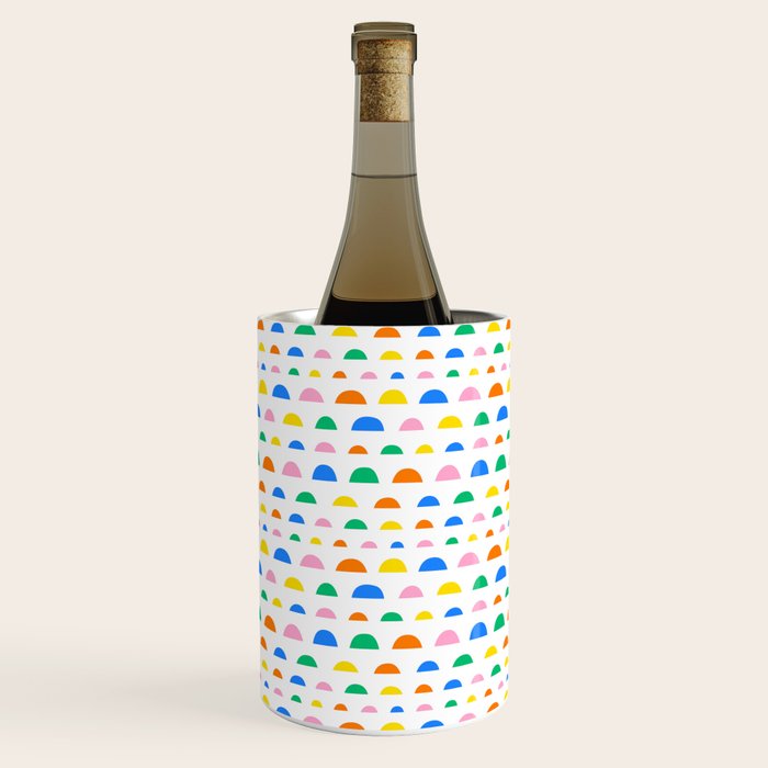 Colorful fun abstract pattern art Wine Chiller Gallery Image 2