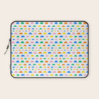 Colorful fun abstract pattern art Laptop Sleeve Gallery Image 1