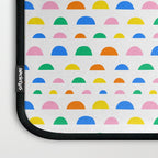 Colorful fun abstract pattern art Laptop Sleeve Gallery Image 3